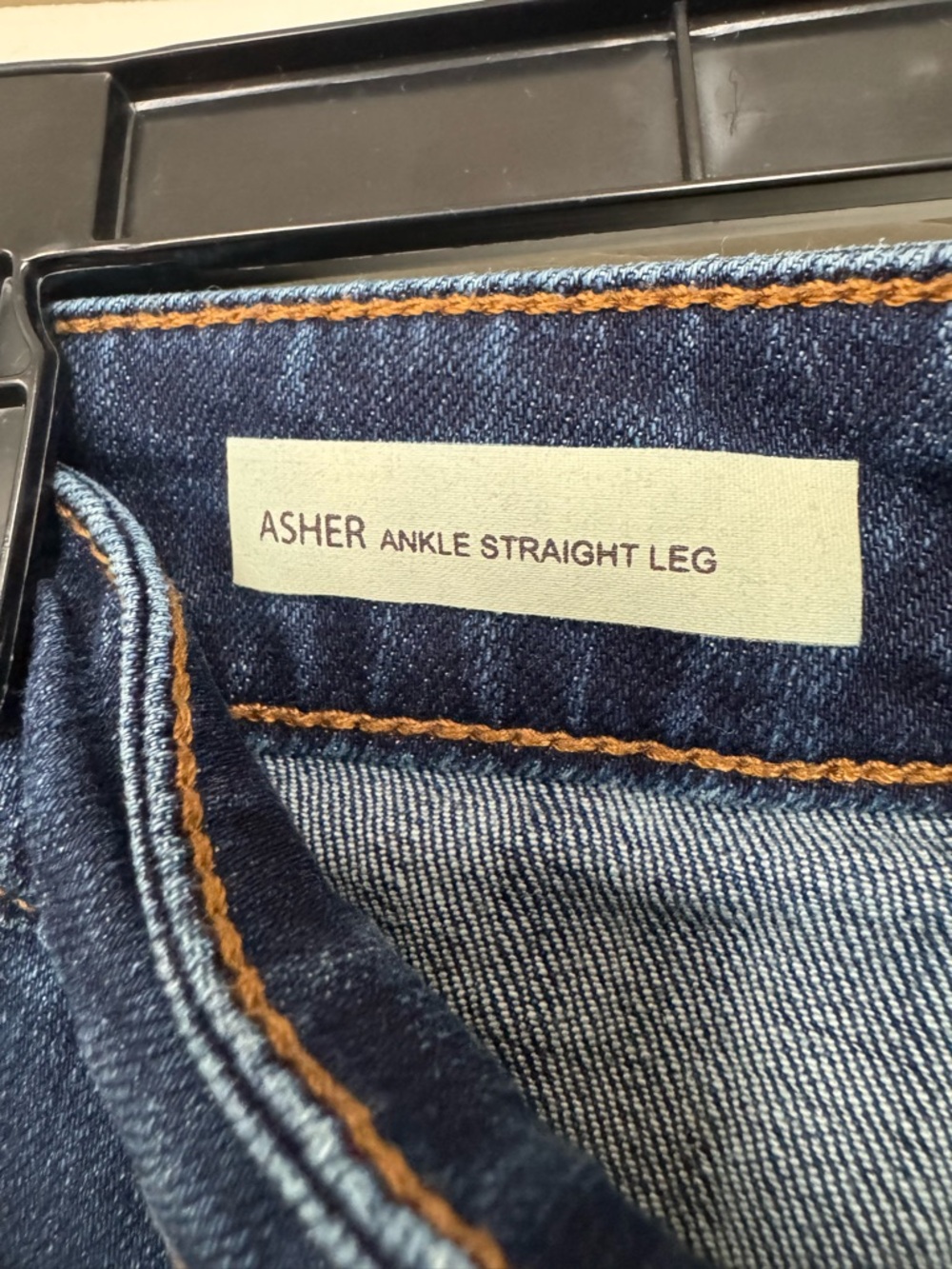 Kut from the Kloth Asher ankle straight leg denim jeans women’s 16W - Picture 4 of 5